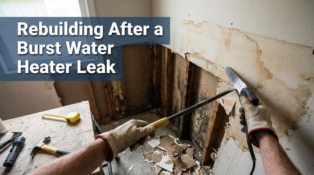 Featured post - Rebuilding After a Burst Water Heater Leak